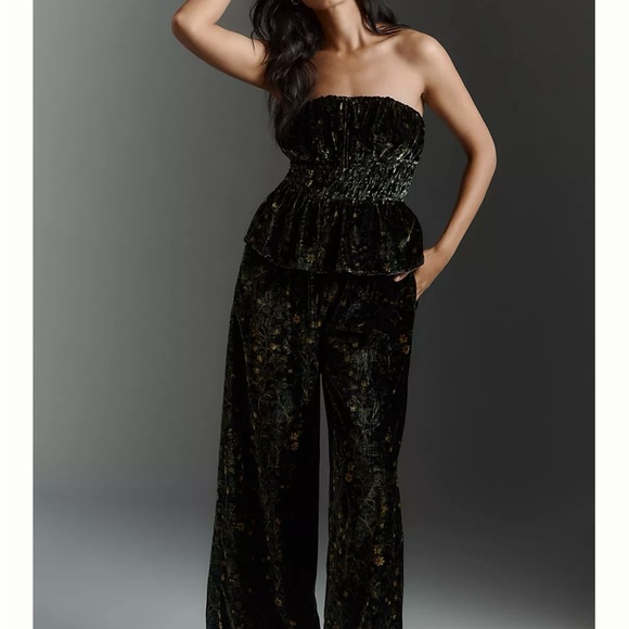 Anthropologie The Somerset Strapless Blouse - Picture 2 of 7